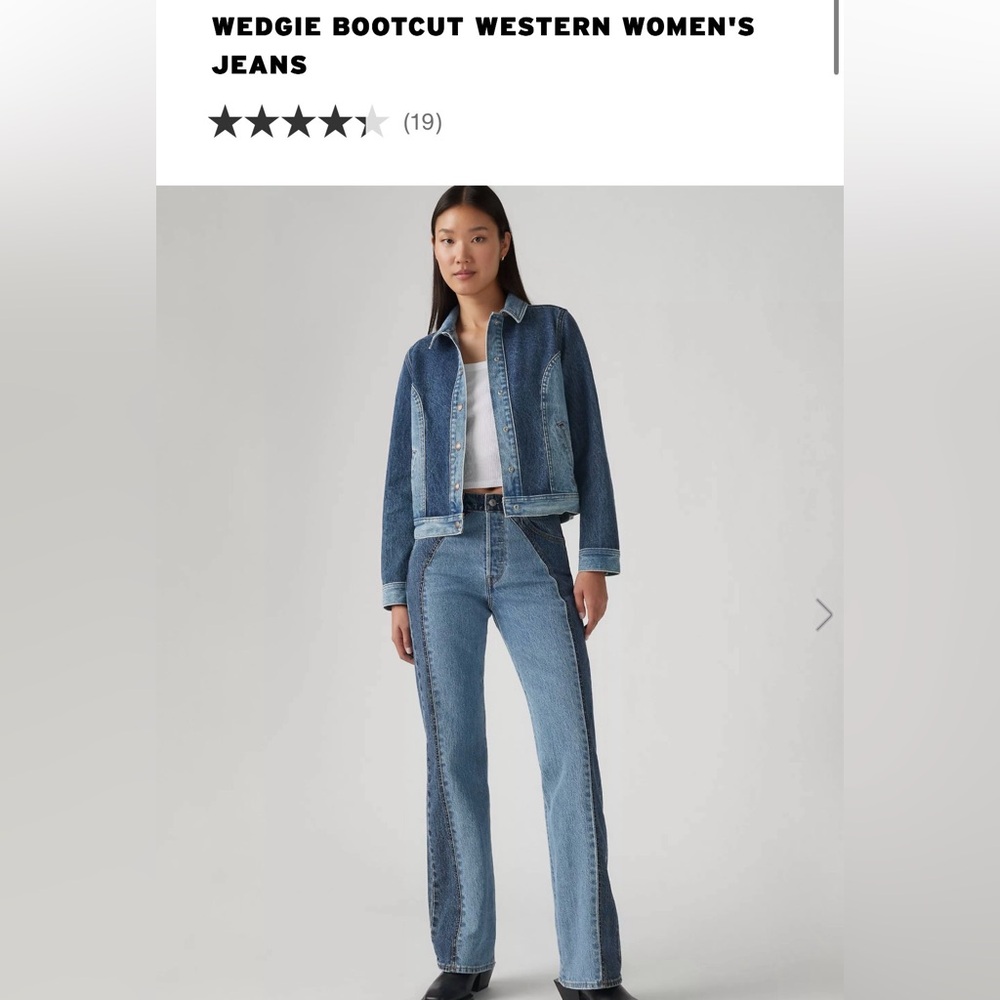Levi’s Wedgie Bootcut Western Jeans - Picture 15 of 15